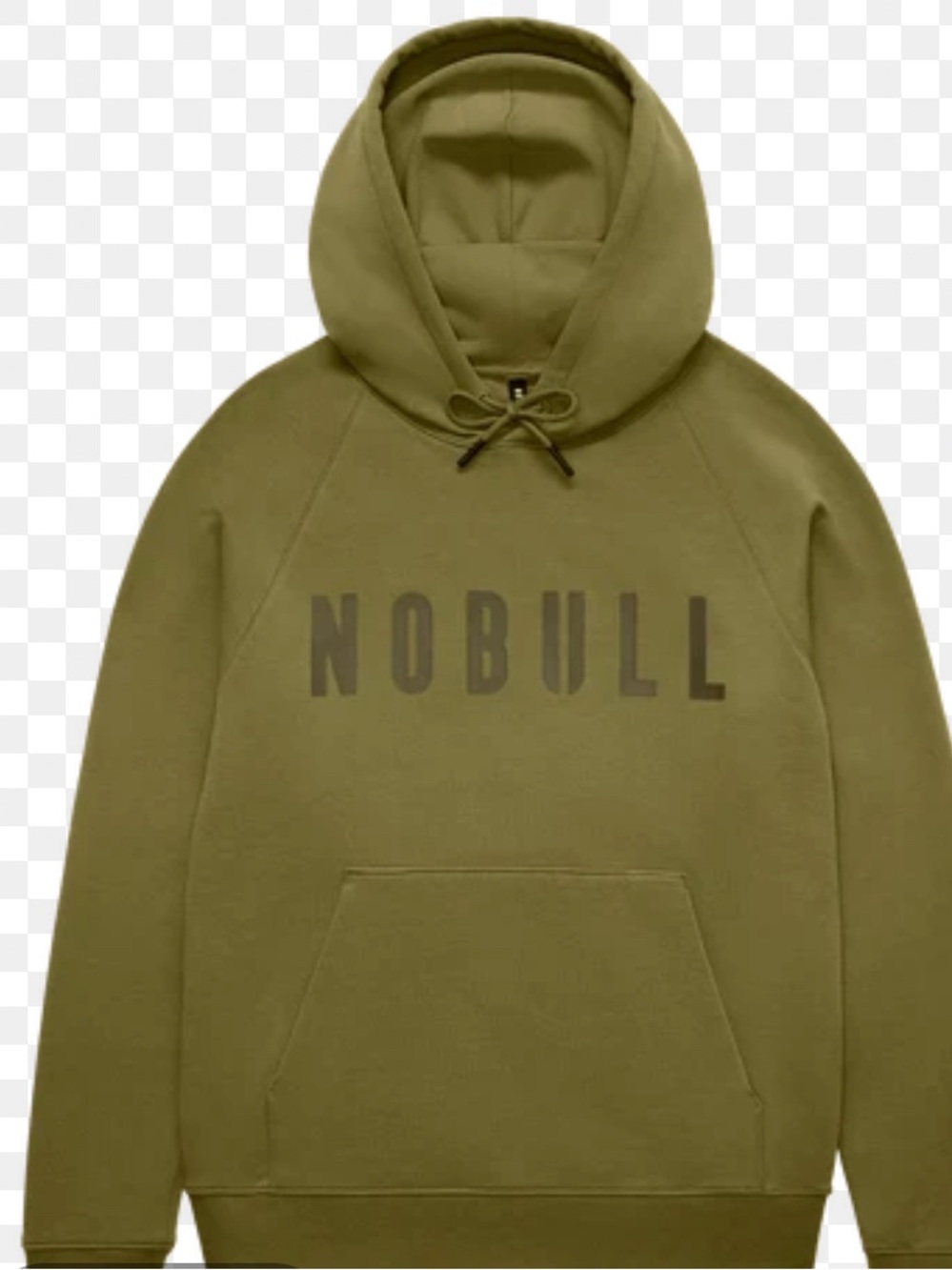 NOBULL Olive Hoodie with Front Logo Army green Hoodie Gym